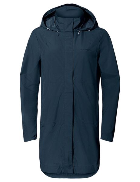 Kurtka damska Mineo 2.5L Coat. Niebieskie kurtki damskie Vaude, l, bez wzorów, z materiału, bez kaptura. Za 763.05 zł.