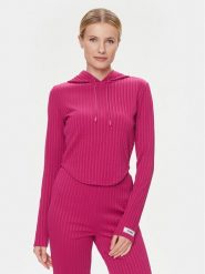Guess Bluza Anneka V4RQ03 KC2U2 Różowy Regular Fit. Czerwone bluzy damskie Guess, xl, z aplikacjami, z syntetyku, bez ramiączek, bez kaptura. Za 199.99 zł.