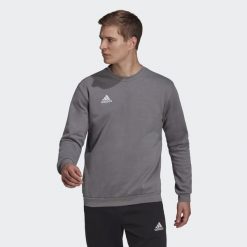 Bluza adidas Entrada 22. Niebieskie bluzy męskie Adidas, m, bez wzorów, sportowe, bez ramiączek, bez kaptura. Za 135.00 zł.