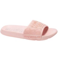 Damskie Klapki Z Logo S.Land. Czerwone klapki damskie Joma, bez wzorów, z gumy, z otwartym noskiem, bez obcasa, bez zapięcia. Za 110.99 zł.