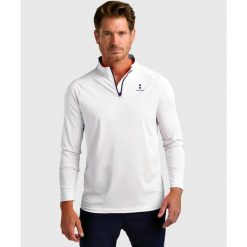 T-shirt z długim rękawem męski Performance. Białe bluzy męskie NORDICDOTS, m, bez wzorów, z elastanu, sportowe, bez ramiączek, bez kaptura. Za 365.00 zł.