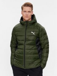 Puma Kurtka puchowa PackLITE 849355 Zielony Slim Fit. Zielone kurtki męskie Puma, m, bez wzorów, z puchu, bez kaptura. Za 449.99 zł.