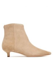 LAUREN RALPH LAUREN Botki Frncsa Bt Hl Bo Bte 802P15722001 Beżowy. Brązowe botki damskie Lauren Ralph Lauren, bez wzorów, ze skóry, bez obcasa, na szpilce, bez zapięcia. Za 949.99 zł.