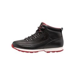 Buty do chodzenia męskie Helly Hansen The Forester. Czarne buty sportowe męskie Helly Hansen, bez wzorów, z gumy, za kostkę, bez zapięcia, trekkingowe. Za 729.00 zł.