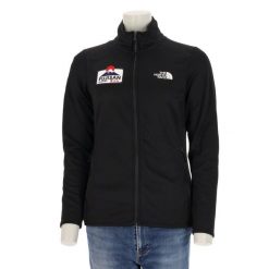 Second life - The North Face kurtka polarowa damska - Jak nowy. Czarne kurtki sportowe damskie The North Face, l, bez wzorów, z materiału, bez ramiączek, bez kaptura, trekkingowe. Za 149.06 zł.