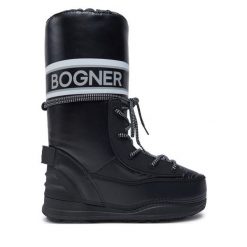 Śniegowce Bogner. Czarne śniegowce damskie Bogner, bez zapięcia. Za 1,659.00 zł.