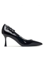 KARL LAGERFELD Szpilki Sienna KL32708R Czarny. Czarne szpilki damskie KARL LAGERFELD, bez wzorów, z lakierowanej skóry, bez obcasa, na szpilce, bez zapięcia. Za 814.99 zł.