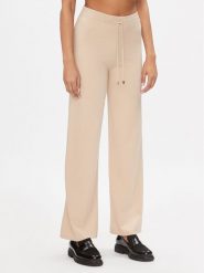 Liu Jo Sport Spodnie dzianinowe TA4052 MS005 Beżowy Bootcut Fit. Brązowe spodnie materiałowe damskie Liu Jo Sport, bez wzorów, z dzianiny, sportowe. Za 669.99 zł.