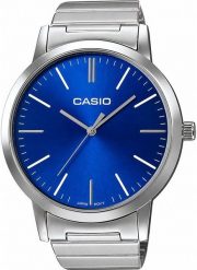 Zegarek Casio Casio Vintage LTP-E118D-2A Zegarek damski tarcza niebieska 40 mm. Niebieskie zegarki damskie Casio. Za 315.99 zł.