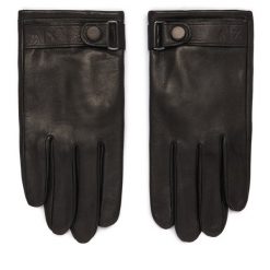 Rękawiczki Armani Exchange. Czarne rękawiczki męskie Armani Exchange, bez wzorów. Za 614.99 zł.
