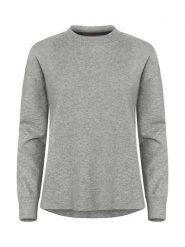 Clique Miami PRO Roundneck Women Bluza damska z French Terry – Grey Melange. Szare bluzy damskie CLIQUE, m, bez wzorów, z bawełny, bez ramiączek, bez kaptura. Za 183.24 zł.