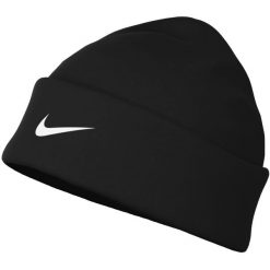 Czapka Nike DF Peak - elastyczna, treningowa, Dri-FIT. Czarne czapki męskie Nike, bez wzorów, z poliesteru. Za 74.99 zł.