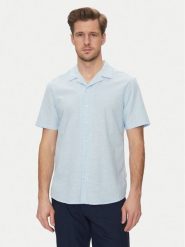 Blend Koszula 20717676 Błękitny Regular Fit. Niebieskie koszule męskie Blend, m, bez wzorów, z bawełny, bez kołnierzyka, bez ramiączek. Za 99.99 zł.