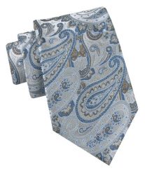 Klasyczny Krawat Męski - Chattier - Stalowy z Odcieniami Niebieskiego. Niebieskie krawaty i muchy Chattier, bez wzorów, z tkaniny, eleganckie. Za 49.00 zł.