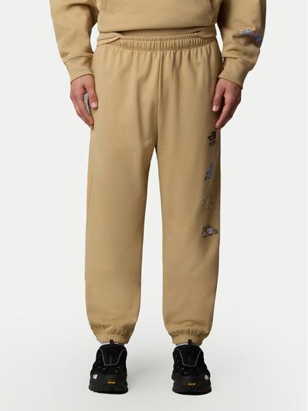 The North Face Spodnie dresowe Unisex Mountain Cleanup NF0A8C2W Beżowy Relaxed Fit. Brązowe spodnie sportowe męskie The North Face, m, bez wzorów, z bawełny. Za 339.99 zł.