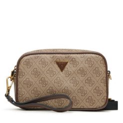 Saszetka Guess. Brązowe saszetki i nerki męskie Guess, z aplikacjami. Za 320.99 zł.