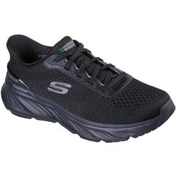 Buty sportowe męskie Skechers Edgeride Erlson. Czarne buty sportowe męskie Skechers, bez wzorów, bez zapięcia. Za 490.00 zł.