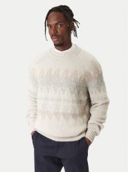 BOSS Sweter Karombo 50548686 Beżowy Regular Fit. Brązowe swetry męskie Boss, l, bez wzorów, z wełny, bez kołnierzyka, bez ramiączek. Za 669.99 zł.