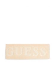 Guess Opaska materiałowa V5BZ06 Z3362 Beżowy. Brązowe rękawiczki damskie Guess, z aplikacjami, z materiału. Za 69.99 zł.