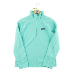 Second life - Lepszy Sweter Damski z Polarowym Kołnierzem - Stan dobry. Niebieskie swetry nierozpinane damskie Patagonia, s, bez wzorów, z materiału, eleganckie, bez kołnierzyka, bez ramiączek. Za 169.16 zł.