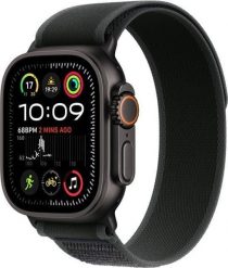 Smartwatch Apple Watch Ultra 2 GPS + Cellular 49mm Black Titanium Case Trail Loop M/L Czarny (MX4V3RB/A). Czarne zegarki smartwatch Apple, bez wzorów. Za 2,577.03 zł.
