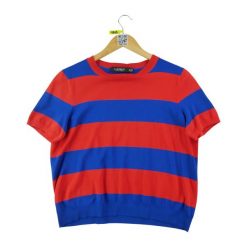 Second life - Damski niebieski sweter - Stan dobry. Niebieskie swetry nierozpinane damskie Ralph Lauren, bez wzorów, sportowe, bez kołnierzyka, bez ramiączek. Za 97.94 zł.