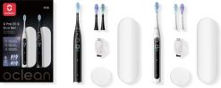 Oclean X Pro 20 S Duo Set electric toothbrushes for two, white and black. Białe szczoteczki elektryczne Oclean. Za 686.81 zł.