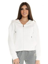 Leone damska krótka pikowana bluza z kapturem i zamkiem błyskawicznym Leisure. Czarne bluzy damskie LEONE 1947 APPAREL, m, bez wzorów, bez ramiączek, z kapturem. Za 126.26 zł.