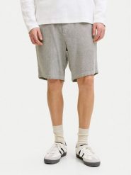 Jack & Jones Szorty materiałowe Ace Mykonos 12269376 Écru Regular Fit. Białe szorty męskie Jack & Jones, bez wzorów, z materiału. Za 209.99 zł.