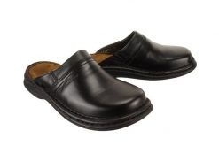 JOSEF SEIBEL 10663 MAX 37 600 schwarz duża stopa, klapki męskie, rozmiary: 48-49. Klapki męskie Josef Seibel, bez wzorów, ze skóry, bez zapięcia. Za 359.90 zł.