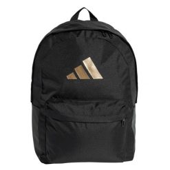 Plecak Adidas Sport Clsc Bar Bp Dorosłych. Czarne plecaki męskie Adidas, bez wzorów, z materiału, sportowe. Za 121.45 zł.