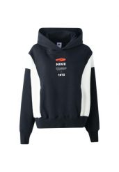 Bluza z kapturem Nike Sportswear IH8516-010 black. Czarne bluzy damskie Nike, l, bez wzorów, z materiału, eleganckie, bez ramiączek, z kapturem. Za 451.30 zł.