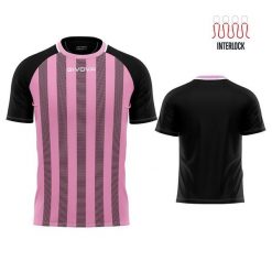 T-shirt w Rugby Givova Różowy i Czarny - Komfort i Trwałość. Czarne t-shirty damskie Givova, bez wzorów, z poliesteru, sportowe, bez kołnierzyka, bez ramiączek. Za 136.99 zł.