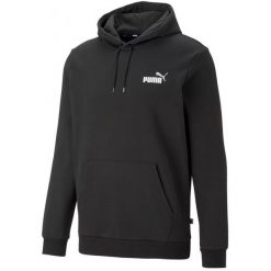 Bluza sportowa męska Puma ESS+ 2 Col Small Logo Hoodie FL. Czarne bluzy sportowe męskie Puma, m, bez wzorów, bez kaptura. Za 186.00 zł.