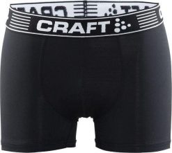 Bokserki rowerowe Craft Greatness. Białe bokserki męskie Craft, bez wzorów, z materiału. Za 305.90 zł.