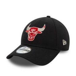 Czapka z daszkiem Chicago Bulls NBA Metallic 9Forty. Czarne czapki damskie New Era, bez wzorów, z poliesteru. Za 119.99 zł.