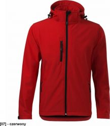 MALFINI Performance 522 - ADLER - Softshell kurtka męska, 300 g/m, 6% elastan, 94% poliester, - czerwony - rozmiar 3XL. Czerwone kurtki męskie MALFINI, m, bez wzorów, z elastanu, bez kaptura. Za 231.07 zł.