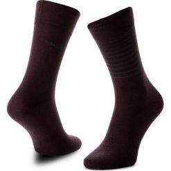 Zestaw 2 par wysokich skarpet męskich BUGATTI - 6864 Merlot 743. Czerwone skarpety męskie Bugatti, bez wzorów, z bawełny. W wyprzedaży za 19.00 zł.