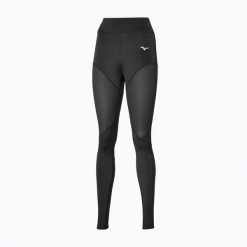 Legginsy do biegania damskie Mizuno BT. Czarne legginsy damskie Mizuno, bez wzorów, z materiału. Za 139.99 zł.