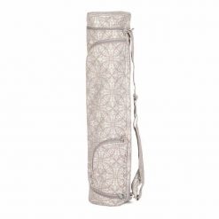 Bawełniana torba na matę do jogi Bodhi Asana Bag 70 - beżowy. Szare torby na ramię męskie BODHI, bez wzorów, z bawełny. Za 119.99 zł.