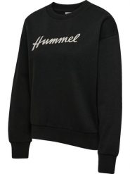 Hummel Bluza damska hmlCLUB W wygodna – BLACK. Czarne bluzy damskie Hummel, s, bez wzorów, z bawełny, bez ramiączek, bez kaptura. Za 214.50 zł.