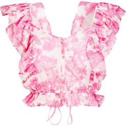 Top LOVESHACKFANCY AVERY. Białe topy damskie LoveShackFancy, bez wzorów, z bawełny, bez kołnierzyka, bez ramiączek. Za 1,220.00 zł.