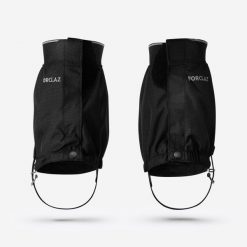 Stuptuty trekkingowe MT500 krótkie. Czarne buty zimowe męskie FORCLAZ, bez wzorów, z materiału, bez obcasa, bez zapięcia. Za 79.99 zł.