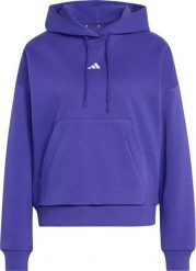 Adidas Bluza damska Essentials Small Logo Feel Cozy Hoodie fioletowa KF8402 2XL. Fioletowe bluzy damskie Adidas, xl, bez wzorów, bez ramiączek, bez kaptura. Za 236.51 zł.