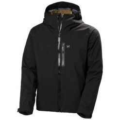 Kurtka narciarska 3 w 1 Helly Hansen Swift. Czarne kurtki sportowe męskie Helly Hansen, m, bez wzorów, bez kaptura, narciarskie. Za 1,488.95 zł.