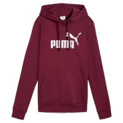 Bluza Puma Ess No. 1 Logo Hoodie Fl (S) Damskie. Czerwone bluzy damskie Puma, s, bez wzorów, z bawełny, sportowe, bez ramiączek, bez kaptura. Za 168.99 zł.