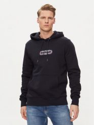 Tommy Hilfiger Bluza Track Graphic MW0MW34445 Granatowy Regular Fit. Niebieskie bluzy męskie Tommy Hilfiger, m, bez wzorów, z bawełny, bez ramiączek, bez kaptura. Za 399.99 zł.