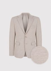 PAKO LORENTE - Jasnobrązowa dzianinowa marynarka męska. Brązowe garnitury męskie Pako Lorente, m, bez wzorów, z dzianiny, casualowe. Za 799.99 zł.