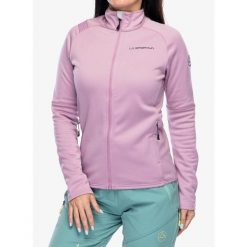 Bluza rozpinana damska La Sportiva Elements Jkt. Czerwone bluzy damskie La Sportiva, na zimę, l, bez wzorów, sportowe, bez ramiączek, bez kaptura. Za 445.99 zł.