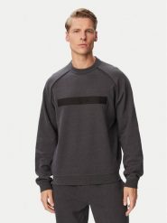 HUGO Bluza Dalim 50563104 Szary ciemny Regular Fit. Szare bluzy męskie Hugo, l, bez wzorów, z bawełny, bez ramiączek, bez kaptura. Za 599.99 zł.